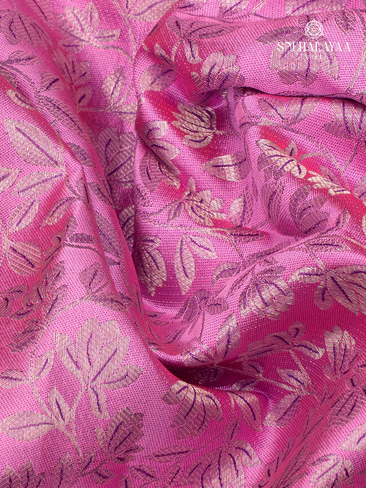 Pink Kanjivaram Silk Saree